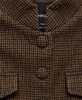 Women's Micro Houndstooth Wool Jacket