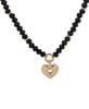 Gold-Tone Imitation Pearl & Pavé Heart Pendant Necklace, 16" + 3" extender