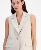 Women's Notch-Lapel One-Button Vest Jacket