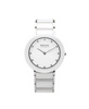 Ladies Ceramic Bezel and Smooth Link Watch