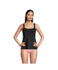 Women's Adjustable Scoop Neck Flutter Tankini Top