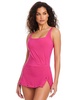 Women's Grommet-Detail Square-Neck Swim Dress 