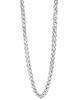 Men's Wheat Link 24" Chain Necklace in Stainless Steel