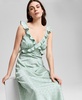 Women's Crisscross Ruffled Slip Dress, Exclusively at Macy's