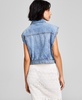 Women's Button-Front Denim Vest, Exclusively at Macy's