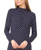 Women's Mock-Neck Long Sleeve Maxi Dress