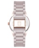 Women's Quartz Taupe Ceramic Bracelet Floral Dial Watch, 34mm