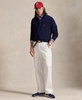 Men's Double-Knit Mesh Collared Sweatshirt