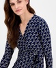 Printed Tie-Waist Top