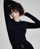 Women's Long-Sleeve Seamless Crewneck Top, Created for Macy's