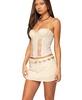 Women's Avena Linen Look Lacey Corset