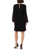 Women's Released-Pleat Long-Sleeve Shift Dress