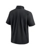 Men's Black Oregon Ducks 2024 Sideline Coach Short Sleeve Half-Zip Hoodie Jacket