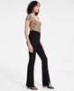 Women's High-Rise Slit-Flare-Leg Ponte Pants, Exclusively at Macy's  
