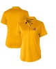 Women's Gold Arizona State Sun Devils Vault Prospect Textured Stretch Polo
