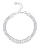 Cubic Zirconia Baguette Cut Bracelet