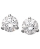 14k White Gold Earrings, Cubic Zirconia Round Stud Earrings (4-1/4 ct. t.w.)