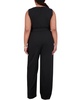 Women's Ruffle-Shoulder Sleeveless Jumpsuit