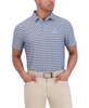 Art Deco Tech Jersey Sports Fit Polo