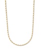 Elongated Box Link 20" Chain Necklace (3mm) in 14k Gold