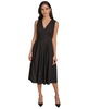 Women's V-Neck Sleeveless A-Line Dress