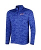 Men's Royal Buffalo Bills Brigade Quarter-Zip Sweatshirt