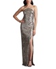 Koda Animal Sequin Halter Gown
