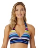 Women's Marilyn Striped Halter Bikini Top