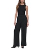 Petite High-Rise Wide-Leg Crepe Pants