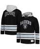 Men's Black Las Vegas Raiders Ivan Fashion Pullover Hoodie