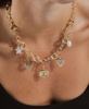 Carter Round Statement Link Necklace