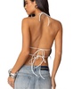 Women's Nyx Backless Sheer Lace Top