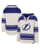 Men's Oatmeal Tampa Bay Lightning Rockaway Lace-Up Pullover Hoodie