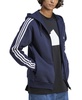 Men's Essentials 3-Stripes Regular-Fit Full-Zip Fleece Hoodie, Regular & Big & Tall 