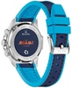 Men's Marine Star E1 Chronograph Blue Leather and Silicone Strap Watch 43mm