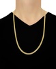 30" Open Curb Link Chain Necklace (4-5/8mm) in Solid 14k Gold