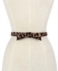 Women's Spotted Haircalf Bow Belt 