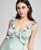 Women's Crisscross Ruffled Slip Dress, Exclusively at Macy's