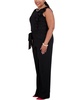 Women's Ruffle-Shoulder Sleeveless Jumpsuit