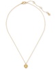 Twisted Frame Heart Pendant Necklace, 16" + 3" extender