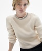 Women's Rhinestone Collar Sweater