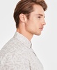 Men's Distressed Geometric Print Short-Sleeve Button-Down Shirt, Created for Macy's