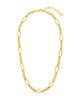 Tegan Textured Long Link Necklace