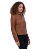 Women's Marlette quilted lamb leather scuba jacket