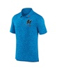 Men's Blue Miami Marlins Next Level Performance Polo Shirt
