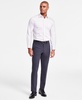 Men's Slim-Fit Dash-Print Dress Shirt, Created for Macy's