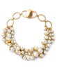 Women's Imitation Pearl Cluster Necklace