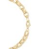 Polished Rolo Link Chain 18" Necklace in 14k Gold Over Sterling Silver Made in Italy