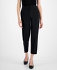 Slim Straight-Leg Elastic-Back Pants