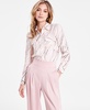 Women's Graphic Line Print Blouse, Exclusively at Macy's 